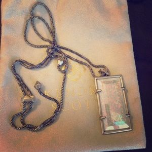 Kendra Scott Edith adjustable pendant necklace.
